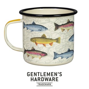 HLS019UK Enamel Mug - Fish
